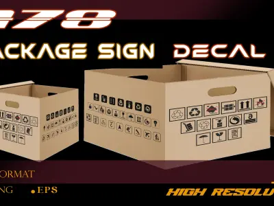 package sign decal Texture