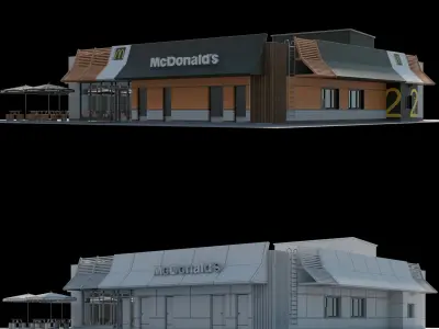 McDonalds Restaurant 3D model