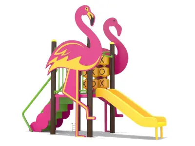 Mini Playground Low-poly 3D model buy