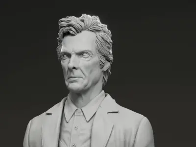 Peter Capaldi - 12th Doctor - Doctor Who 3D print model