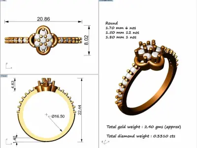 Ring - 2364 3D print model