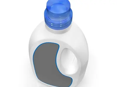 Bottle Detergent 02 3D model
