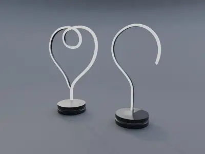 Awesome Rgb Led Table Lamps Table Lamp Pack Free low-poly 3D model