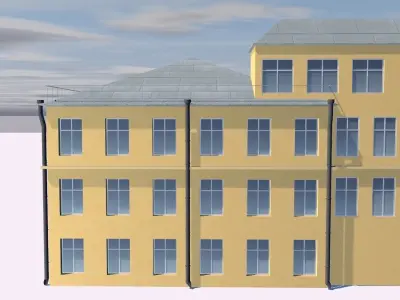 Urban house 3D model
