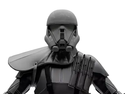 Death Trooper - Star Wars Low-poly 3D model