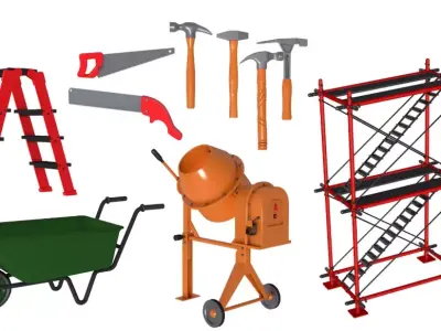 Construction Equipment 3D model