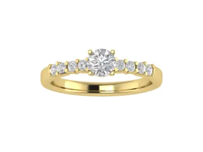 Women Ring  Render 3dm STL OBJ FBX TXT Details 3D print model 5