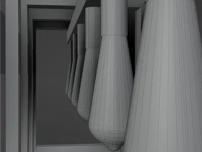 A shabby lamp 3D model