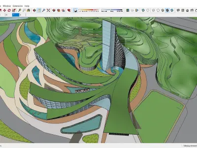 Sketchup Cultral Center G6 3D model