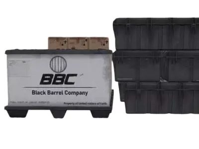 Military Storage Container and  Crate 3D Model 3D model