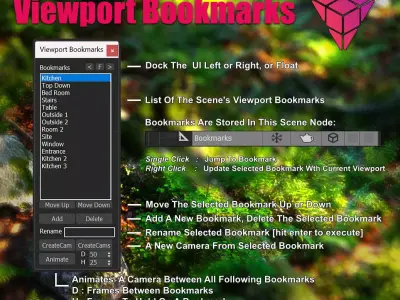 Viewport Bookmarks - 3dsmax Free 3D model