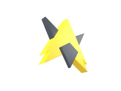 Employment Coin v2 001 Low-poly 3D model