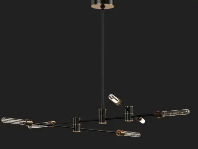 Restoration Hardware KINETIC 2-TIER CHANDELIER 3D model