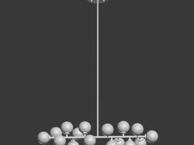 Suspension light The Mimosa Pendant 16 Plafonds by Atelier Areti 3D model