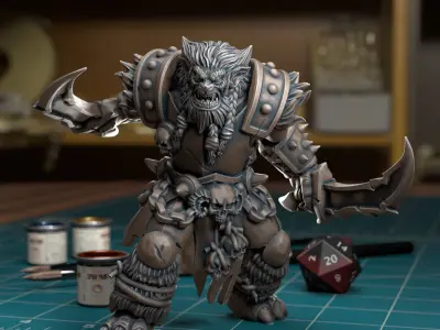 Bugbear Swords Pack - Pre supported 3D print model