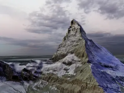 Matterhorn Multipurpose Terrain Model 3D model