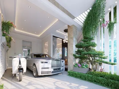 Luxury Classic Villa 3D model