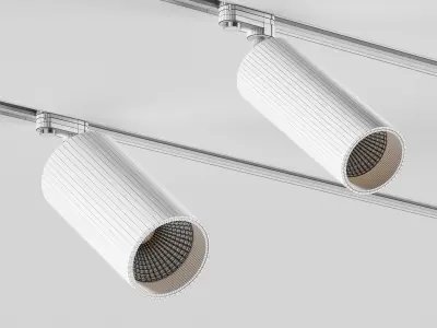 Track light HOKASU Tube TR4 Free 3D model