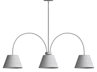 Acroma 3 Light Chandelier 3D model