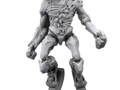 Cyber Ettin Mini for 3d print 3D print model