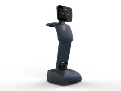 Robot Temi Dark Blue 3D model