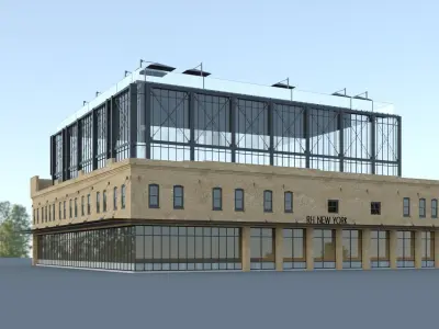 Building Hotel  3D model