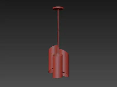 6 Light Unique Statement  Pendant by ARTERIORS 3D model
