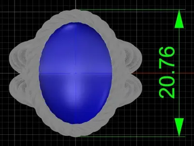 Jewelry ring 241 3D print model