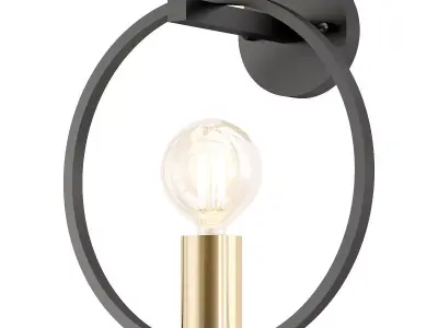 bra-vele-luce-liberty-vl6302w01 wall sconce - light 3D model