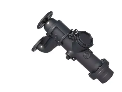 street fire column scene - Fire Hydrant Water Pipe 3D print model