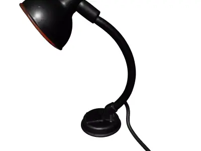 Modern Flexible Desk Lamp 3D Model Low-poly 3D model