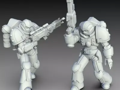 Planetary Raiders 3D print model