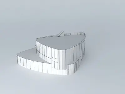 Parventa library Ventspils Latvia Free 3D model