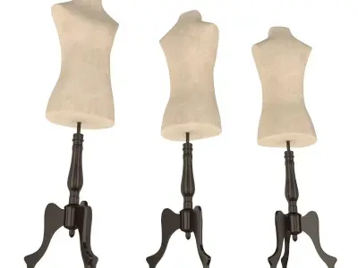 Mannequin Female 2 Low-poly 3D model