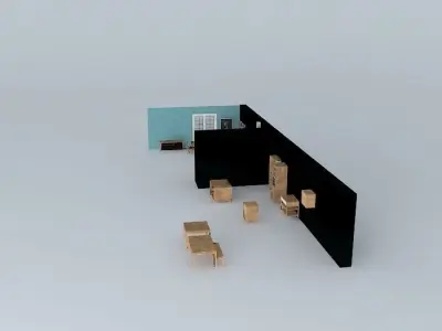 kitchen range from Habitat 3D model