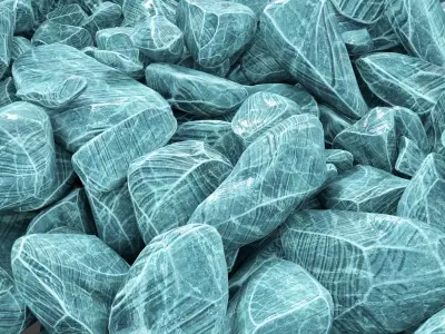 Ice stone splinter 3D model