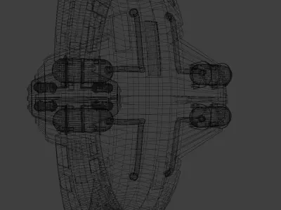 Space Star Gate Low-poly 3D model