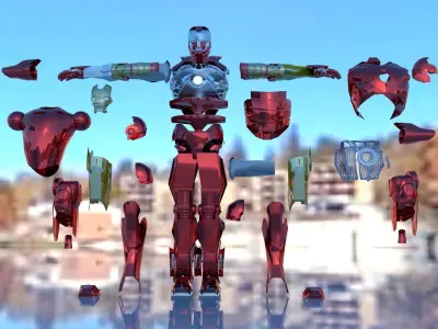 Iron Man 2020 3D model