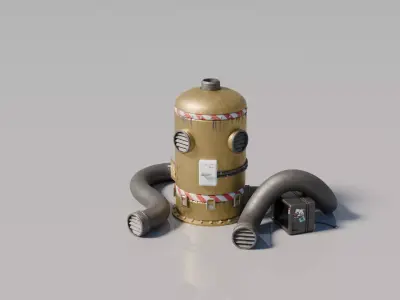 Cyberpunk Props 1 3D model