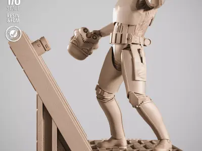 STAR WARS Luke Stormtrooper Sculpture 3D print model