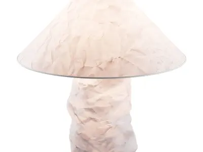 383 Lampampe paper table lamp by Ingo Maurer 3D model