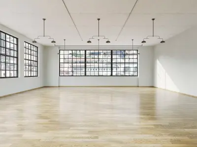 Empty interior 3D model