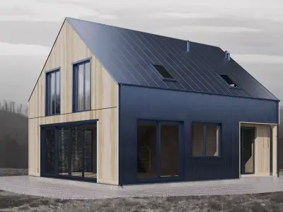Realistic 3D House Model 1  3D model