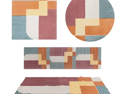 Rugs No 743 Low-poly 3D model