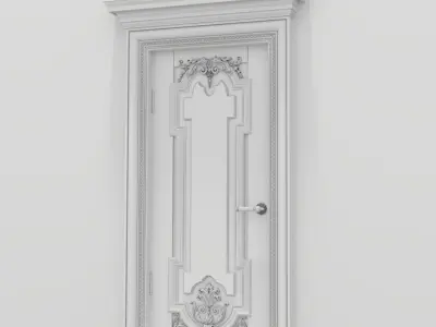 classic door 3D model