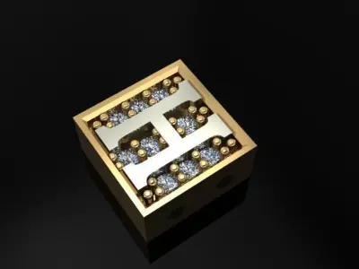 alphabet bracelet  3D print model