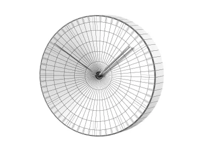 Analog Wall Clock 3D model