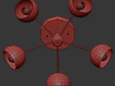 Semi Flush  3D model