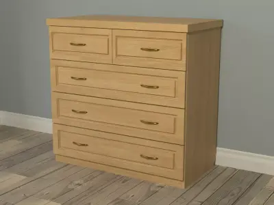 Commode chest of drawers 3D model
