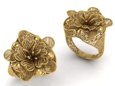 fusion light weight ring 3D print model purchase